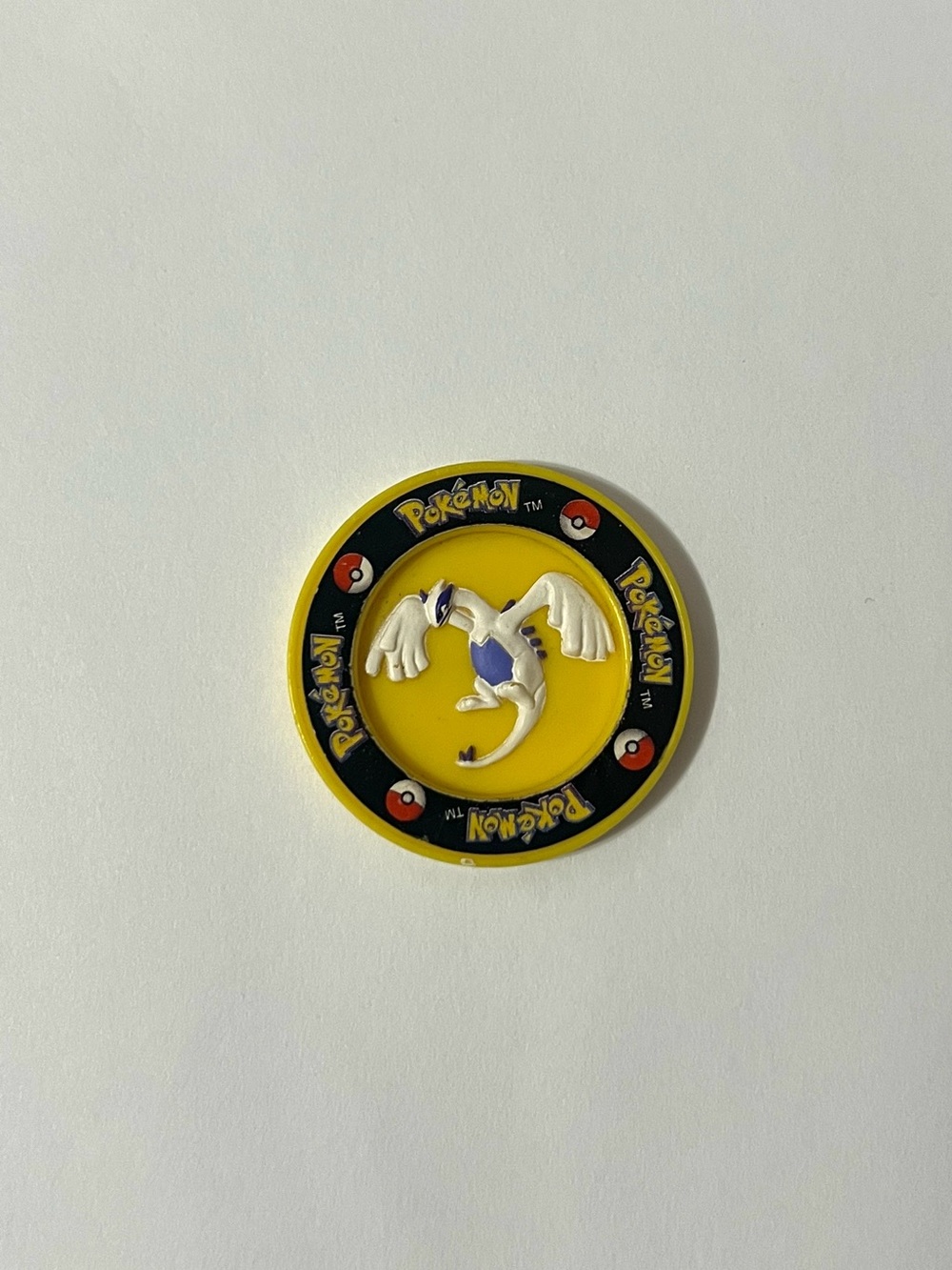 Lugia Pokémon 2000 Nintendo Pokemon The Movie Yellow Promo Coin